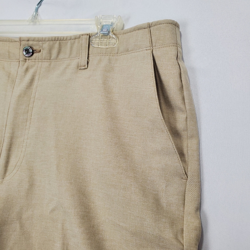 Pebble Beach Men's Outdoor Dry-Luxe Performance Golf Shorts Size 38 Tan / Beige - Picture 3 of 16